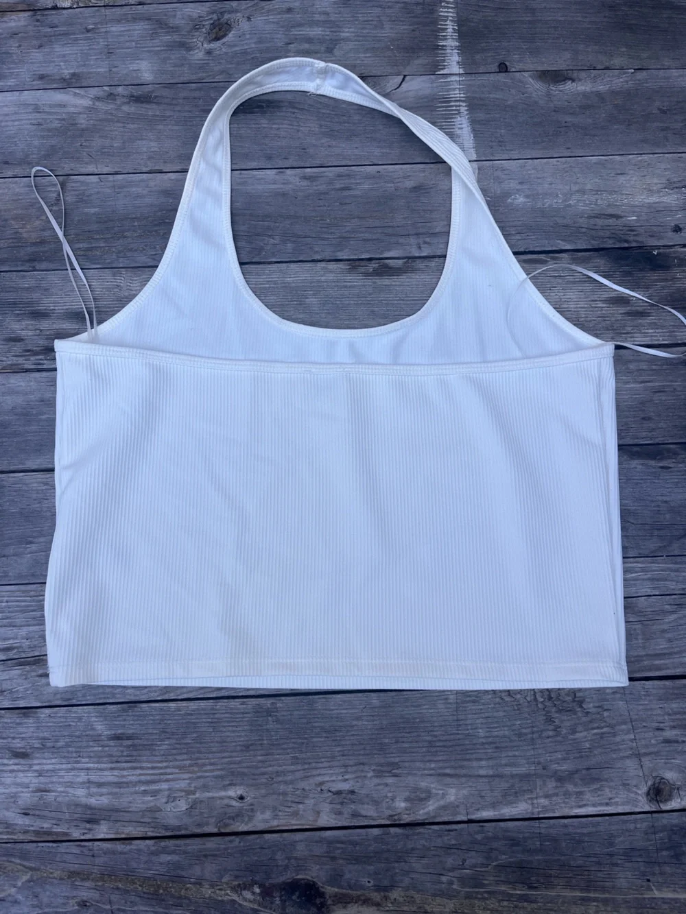 Francesca’s Ribbed Halter Top - Picture 3 of 3